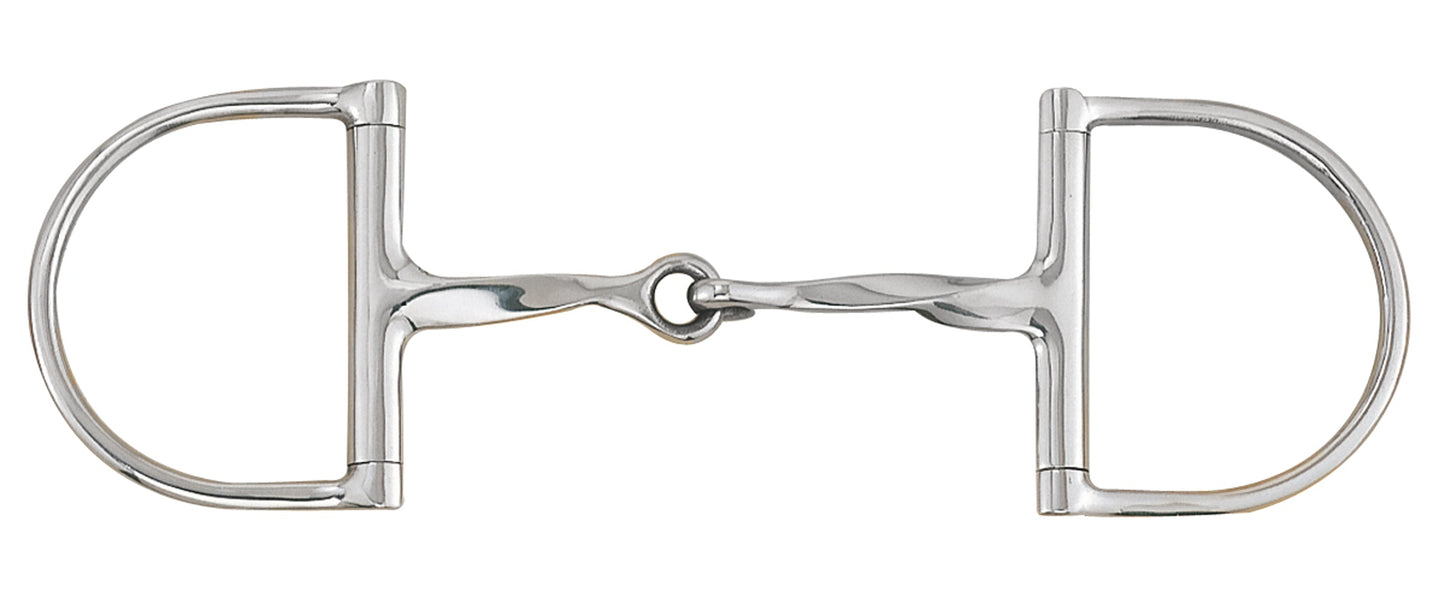 Slow Twist Pony Snaffle D-Ring Bit