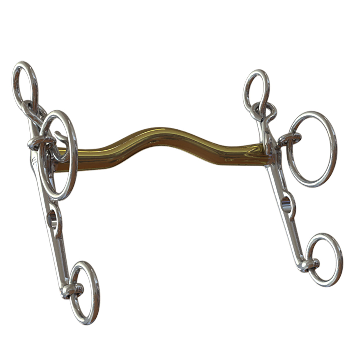 Neue Schule Slimma Show Pelham Bit - 14 mm mouth; 7 cm shanks