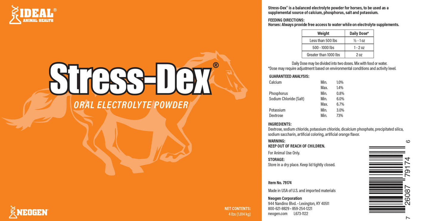 Neogen Stress-Dex Oral Electrolyte Powder
