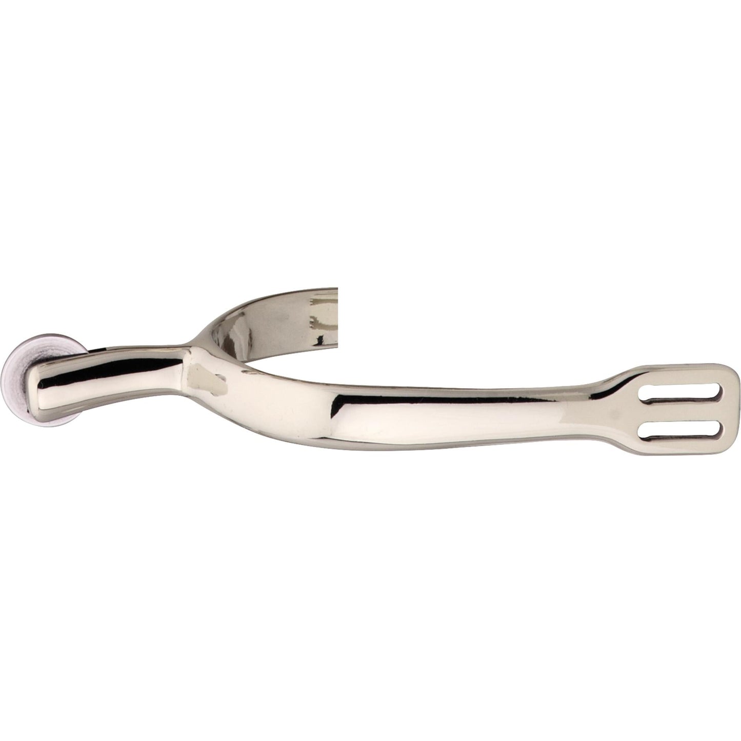 Herm Sprenger Ladies’ German Silver Dressage Rowel Spurs-45mm neck, big round rowel