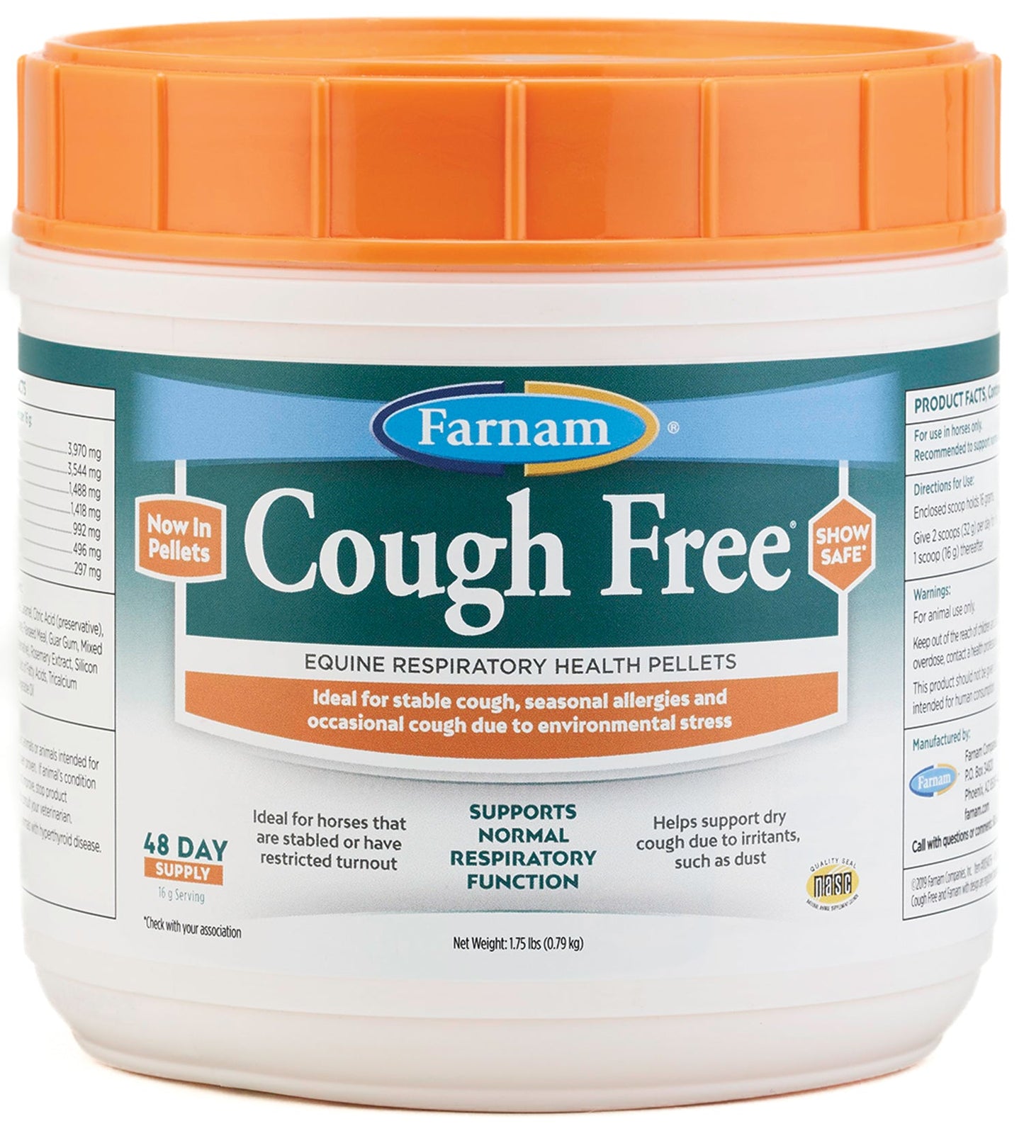 Farnam Cough Free Equine Respiratory Health Pellets