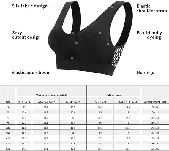 1+1 Gratis | LiftUp BraTM Atmungsaktiver Mesh-Sport-BH