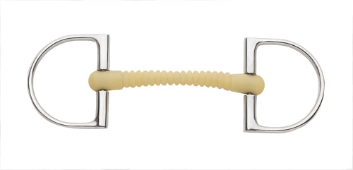 King Hunter D-Ring Pro Ribbed Mullen Mouth Bit