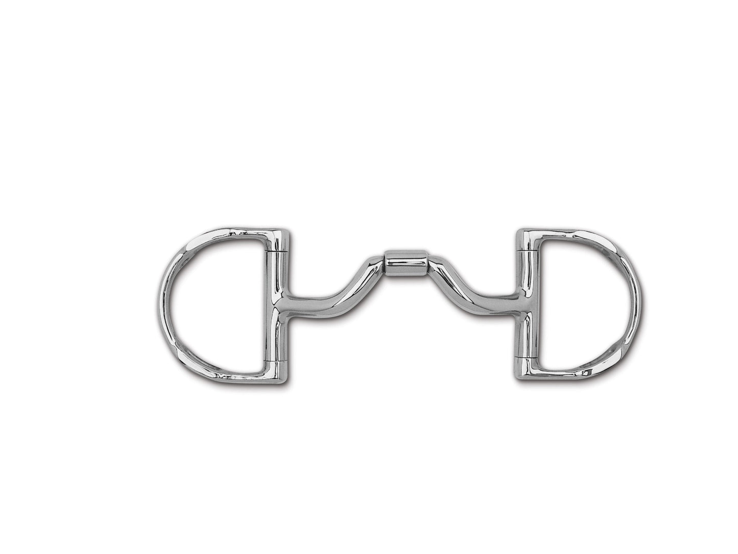 Myler Ported Barrel D-Ring Bit with Hooks MB 33
