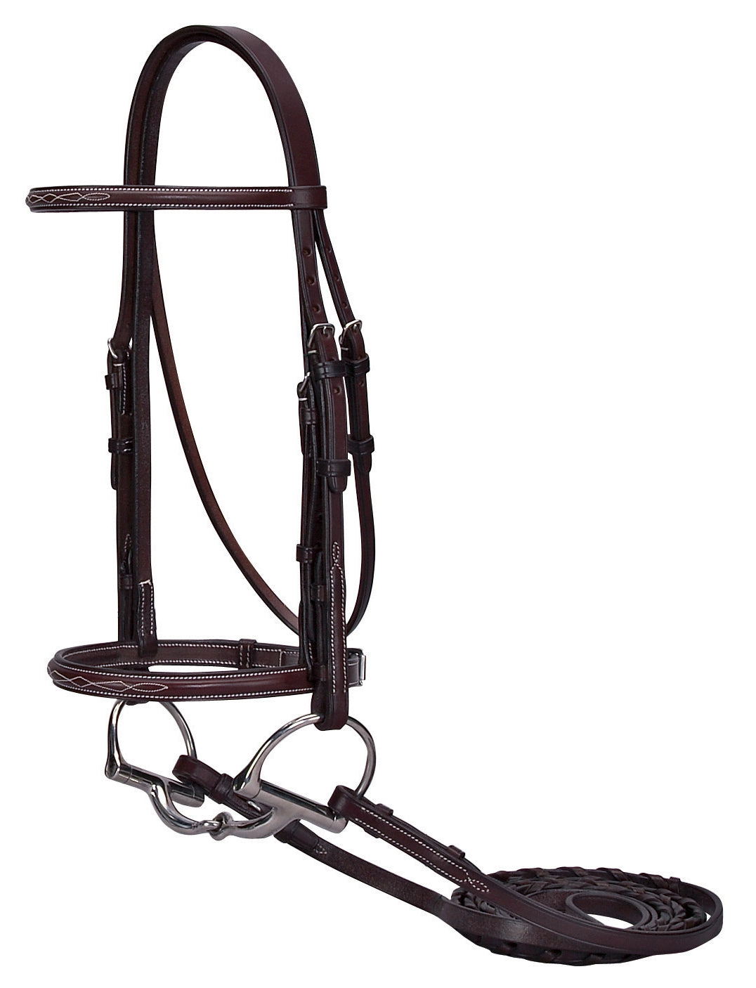 Suffolk Hunter Fancy-Stitched Bridle