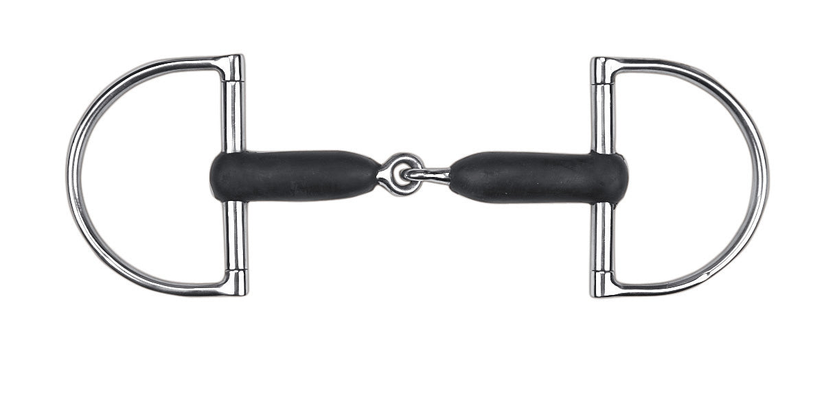 Korsteel Jointed Rubber Hunter D-Ring Bit