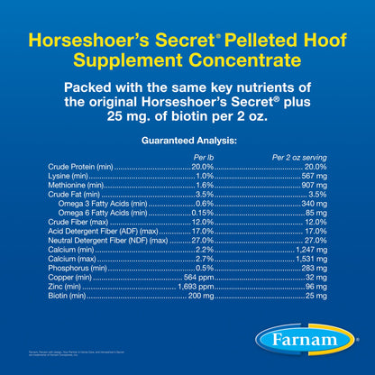 Farnam Horseshoer’s Secret Concentrate Pelleted Hoof Supplement