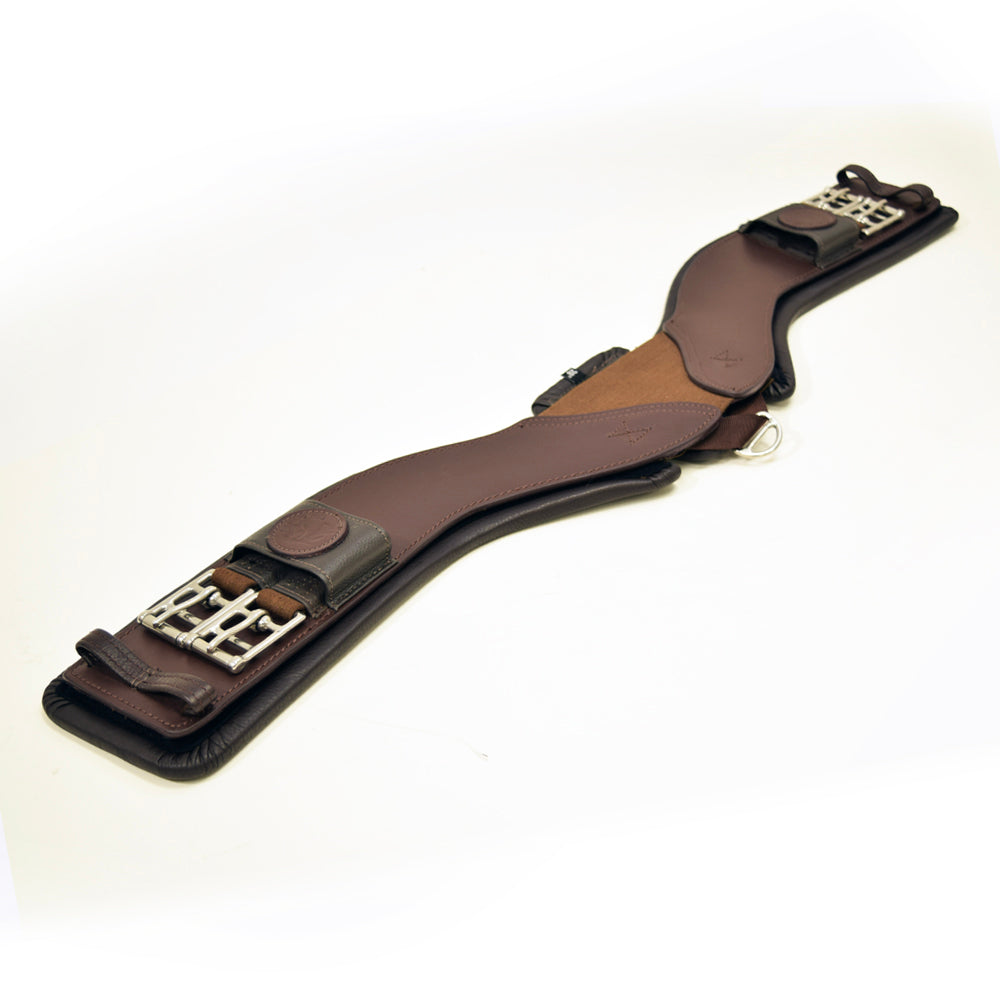 Total Saddle Fit StretchTec Shoulder Relief Dressage Girth with Leather Liner