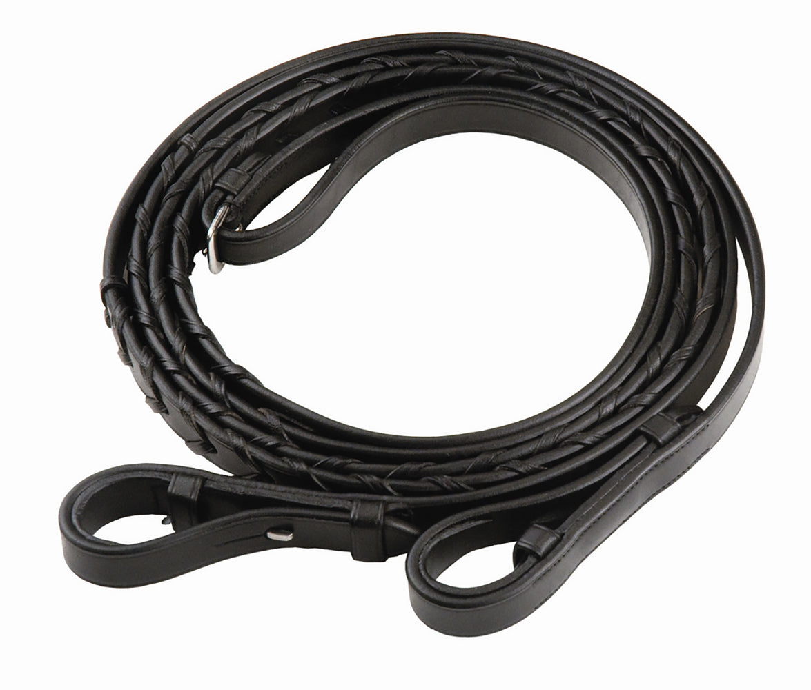 Henri De Rivel Pro Extra-Long Flat Laced Reins