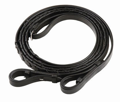 Henri De Rivel Pro Extra-Long Flat Laced Reins