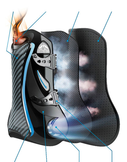 Veredus Carbon Gel Vento Open-Front Boots