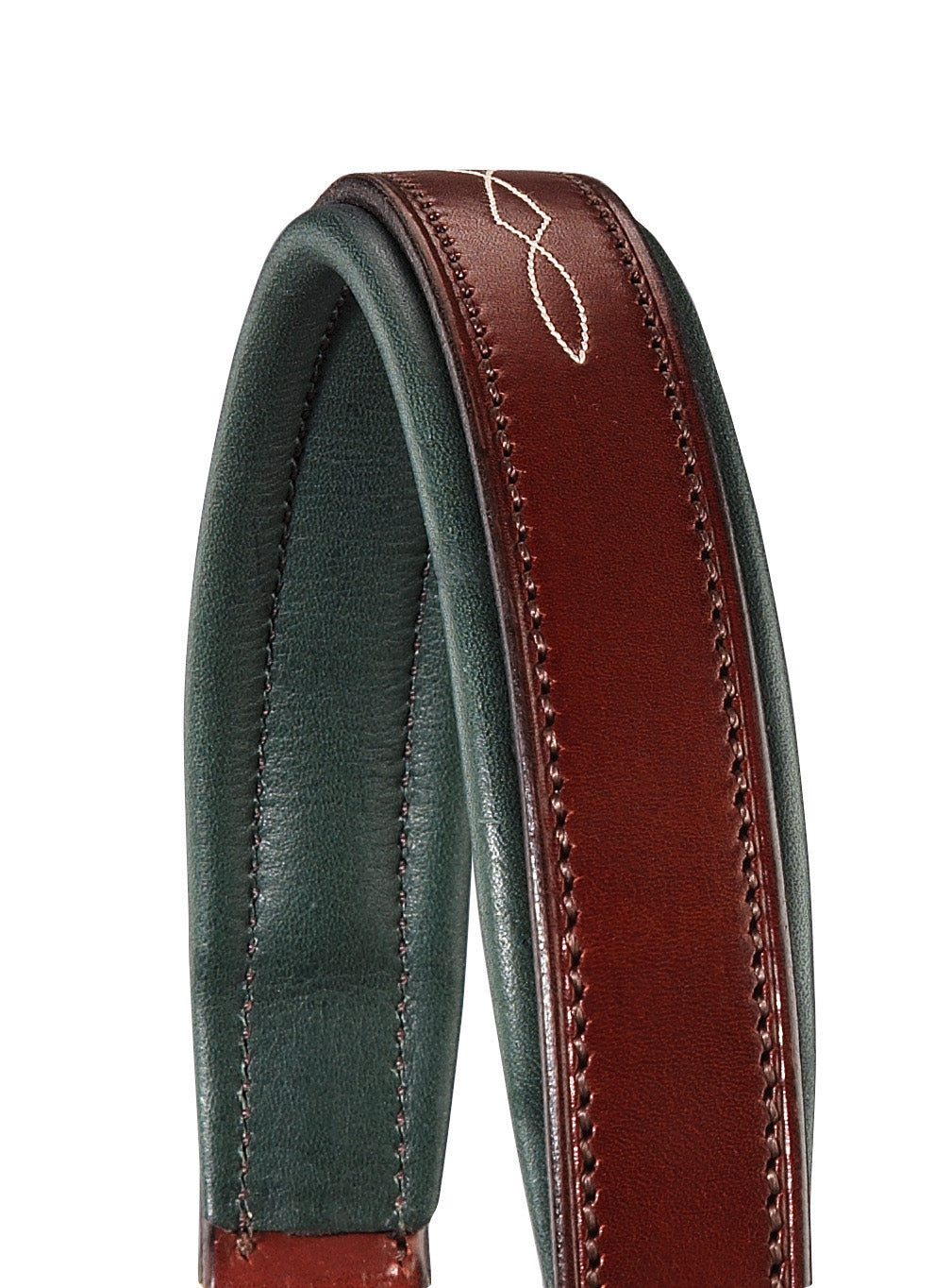 Showmark Classic Fancy-Stitched Leather Halter