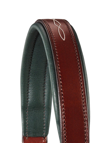 Showmark Classic Fancy-Stitched Leather Halter