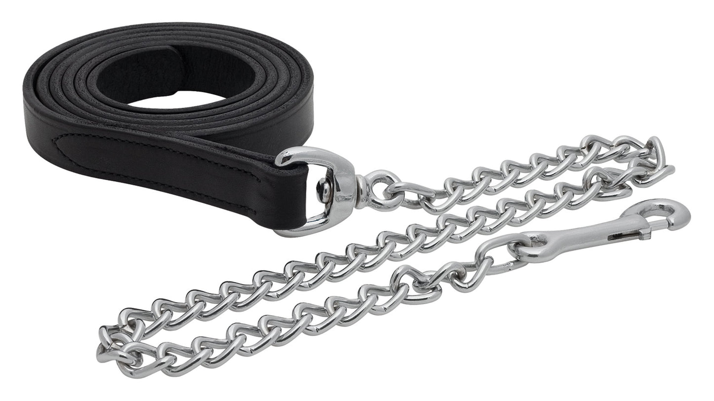 Perri’s Stable Leather Lead with Shank