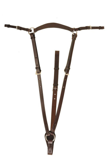 Tory Leather Company Heavy-Duty Hunt Breastplate with Stainless Steel