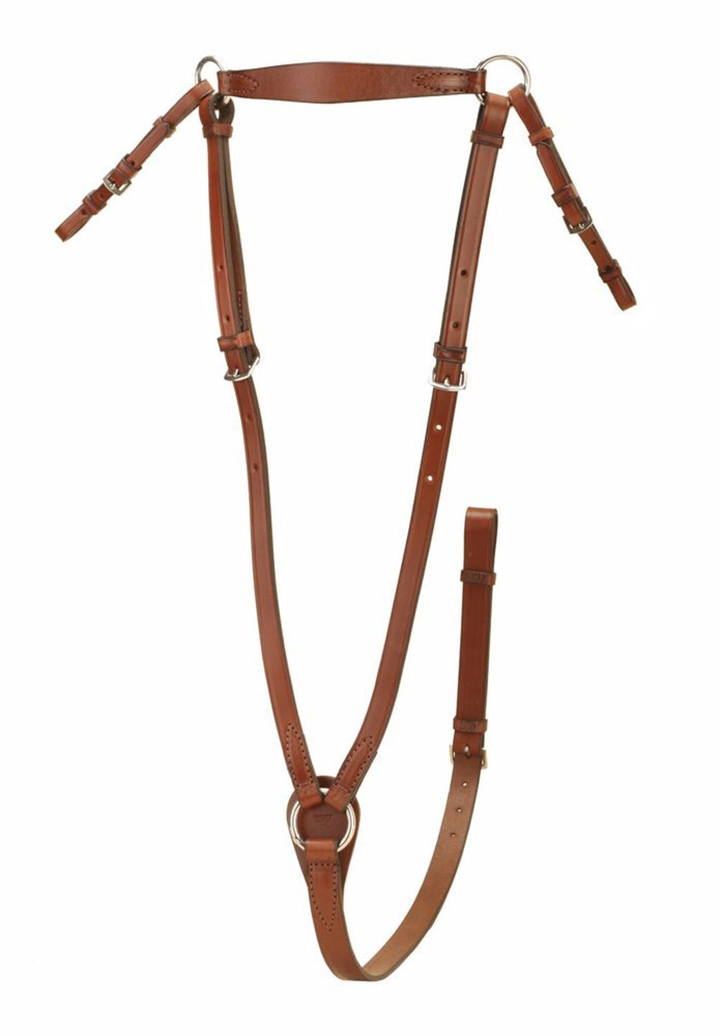 Tory Leather Company Heavy-Duty Hunt Breastplate with Stainless Steel