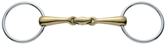Herm Sprenger Copper Plus Double-Jointed Loose Ring Snaffle Bit (16mm)