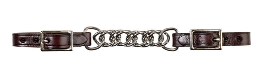 Walsh Curb Chain with Leather Ends