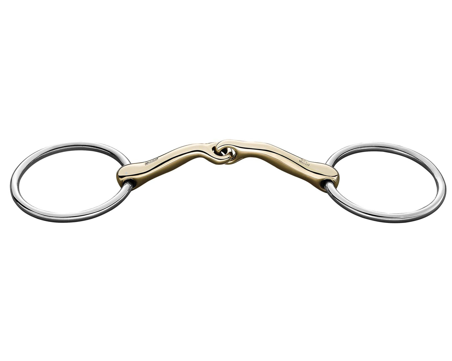 Herm Sprenger Sensogan KK Snaffle Bit - 18 mm mouth; 70 mm rings