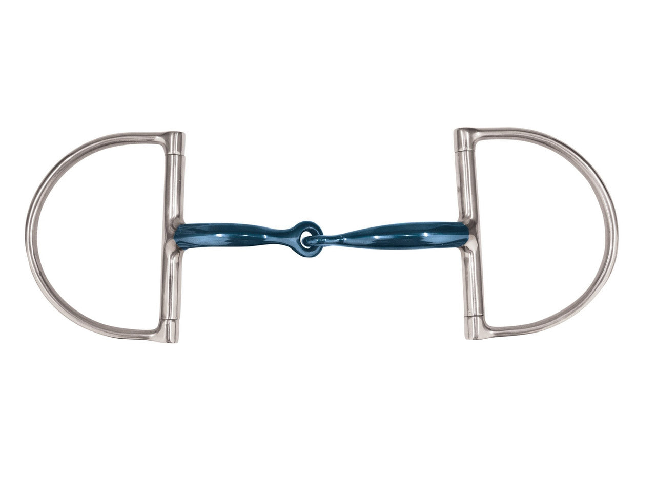JP by Korsteel Blue Steel Single-Jointed D-Ring Bit
