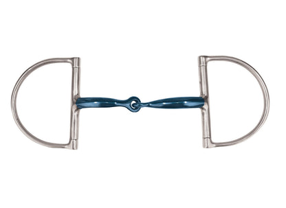 JP by Korsteel Blue Steel Single-Jointed D-Ring Bit