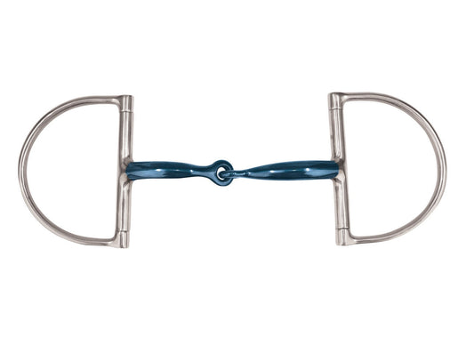 JP by Korsteel Blue Steel Single-Jointed D-Ring Bit