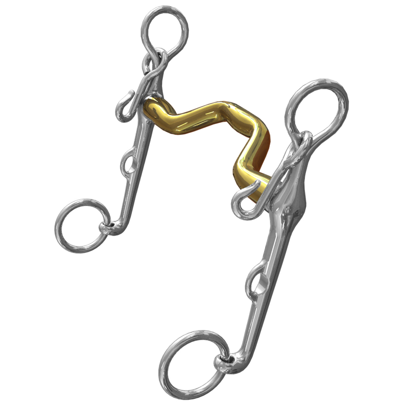 Neue Schule Warmblood Weymouth Bit - 14 mm mouth; 5 cm shanks