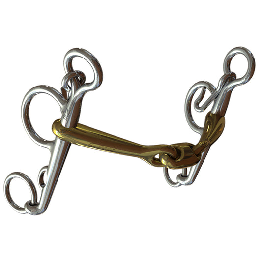 Neue Schule Pony Tranz Angled Lozenge Pelham - 10mm mouth; 5cm shanks
