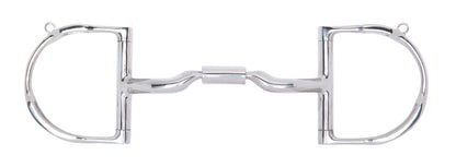 Myler Low Port Medium D-Ring MB 04 with Hooks