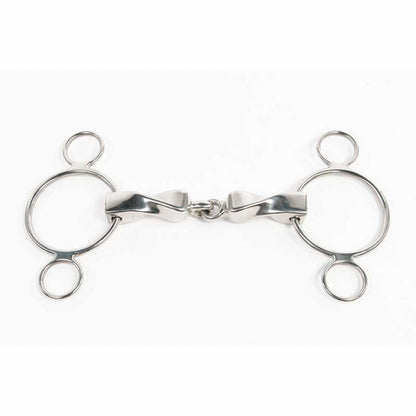 Metalab Thick Twisted Single-Jointed Continental Gag Bit