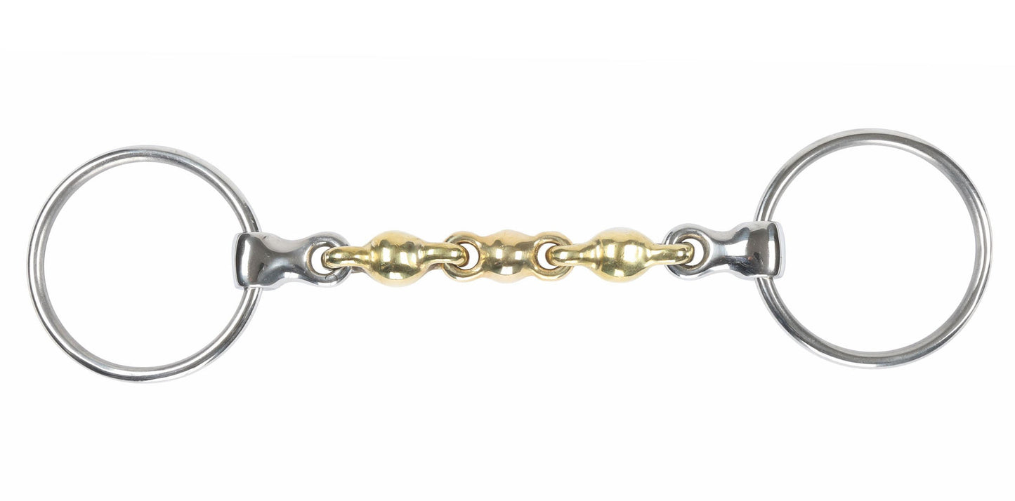 Shires Brass Alloy Loose Ring Waterford Bit