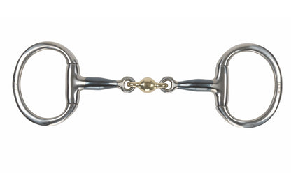 Shires Blue Sweet Iron Flat Eggbutt Bit with Lozenge