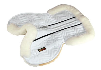Fleeceworks FXK Technology Classic Sheepskin Half Pad with Rolled Edges