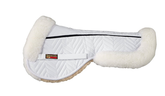 Fleeceworks FXK Technology Classic Sheepskin Half Pad with Rolled Edges