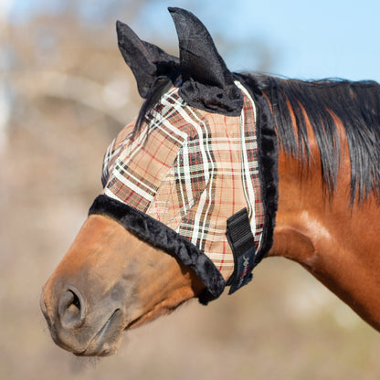 Kensington Signature Fly Mask with Plush Fleece, Ears & Forelock Hole