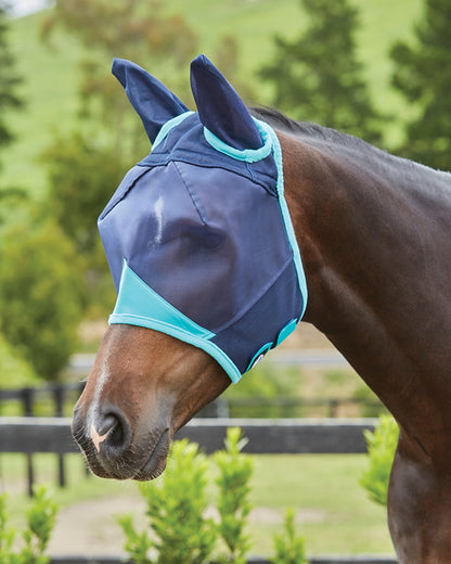 WeatherBeeta ComFiTec Deluxe Fine Mesh Fly Mask with Ears
