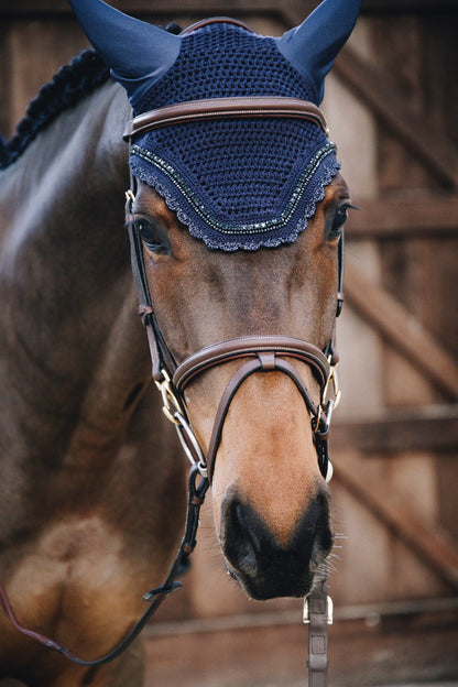 Kentucky Horsewear Wellington Stone & Pearl Fly Veil