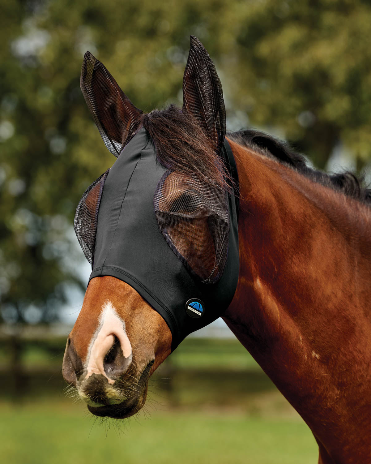 WeatherBeeta Comfitec Deluxe Stretch Fly Mask with Ears