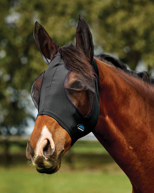 WeatherBeeta Comfitec Deluxe Stretch Fly Mask with Ears