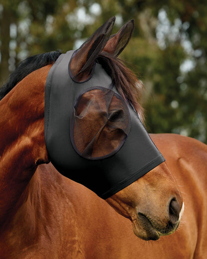WeatherBeeta Comfitec Deluxe Stretch Fly Mask with Ears