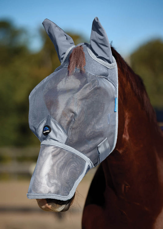 WeatherBeeta Comfitec Durable Mesh Fly Mask with Ears and Nose