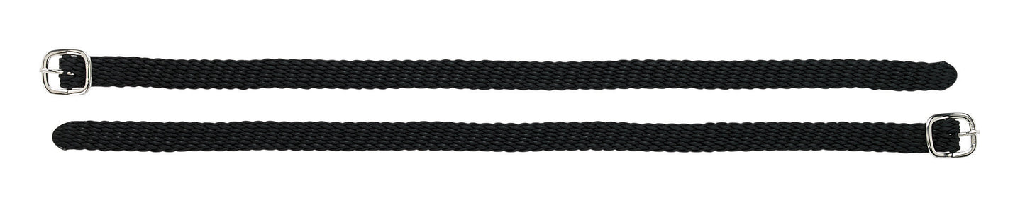 Herm Sprenger Braided Nylon Spur Strap with Silver Buckle