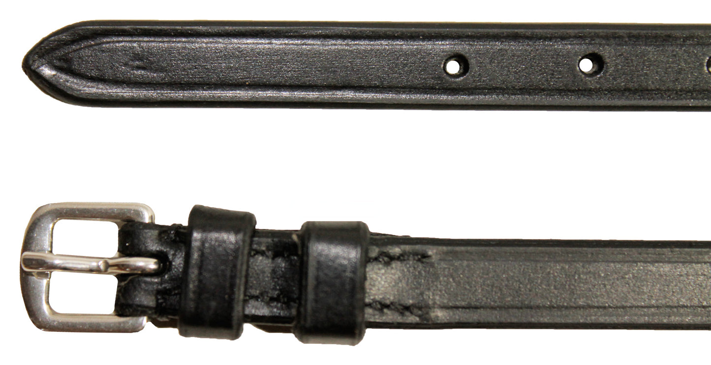 Coronet English Leather Spur Straps with Keepers