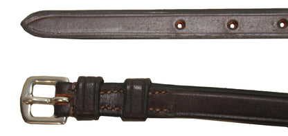 Coronet English Leather Spur Straps with Keepers