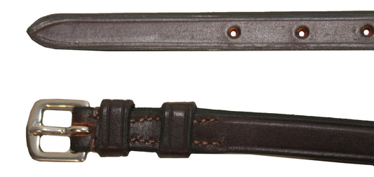 Coronet English Leather Spur Straps with Keepers