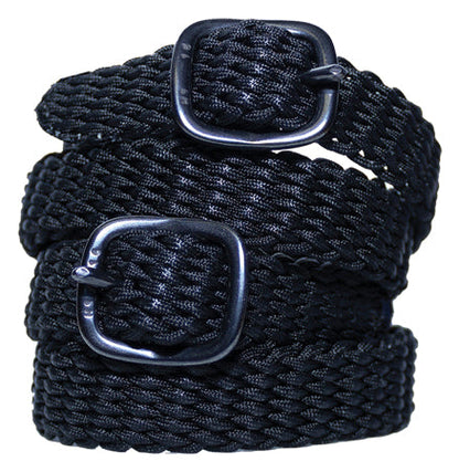 Herm Sprenger Black Buckle Nylon Spur Straps