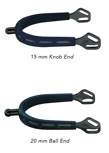 Herm Sprenger Ultra Fit Extra Grip Black Knob Spurs