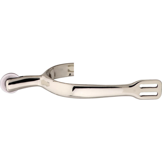 Herm Sprenger Ladies’ German Silver Dressage Rowel Spurs-45mm neck, big round rowel