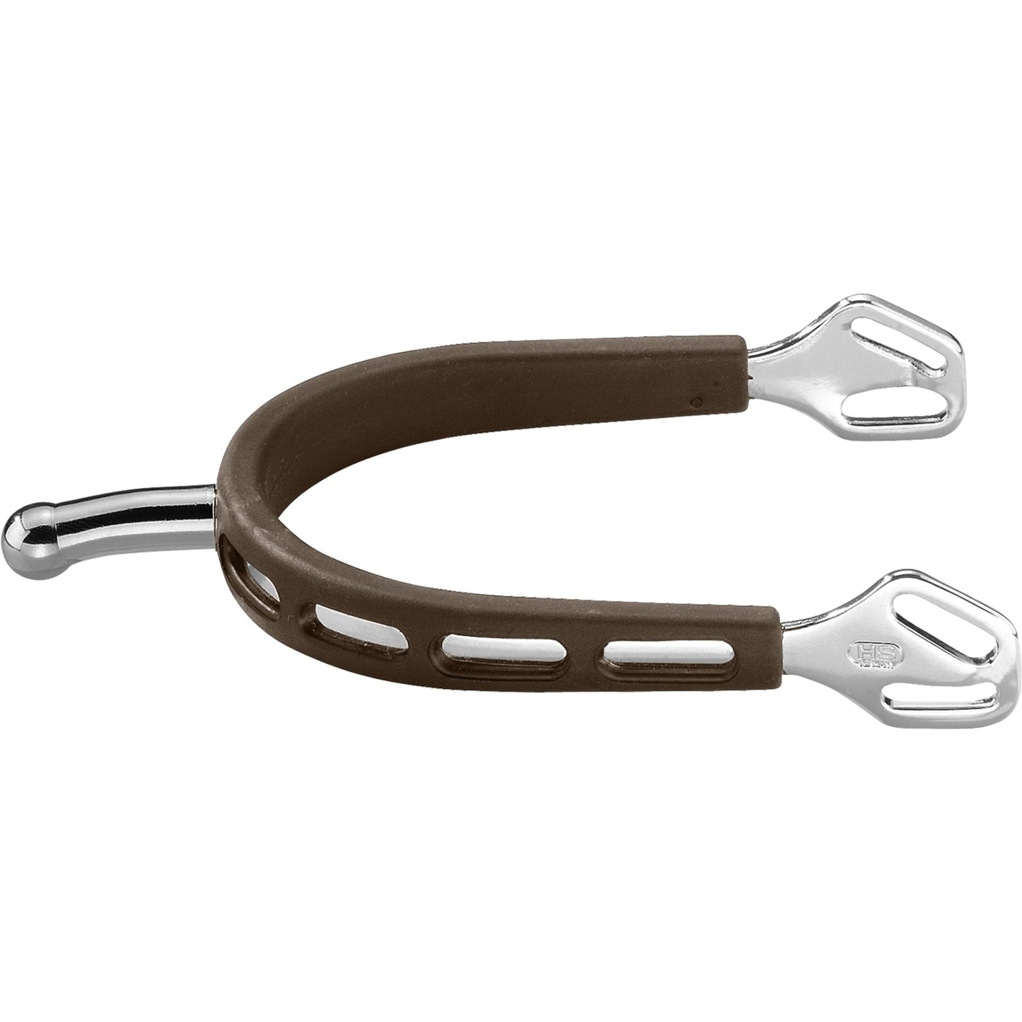 Herm Sprenger Ultra Fit Brown Grip Small Round Rowel Spurs