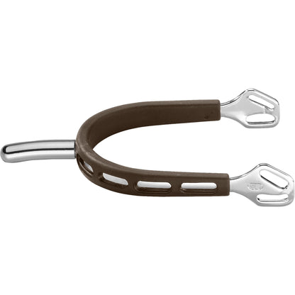 Herm Sprenger Ultra Fit Brown Grip Small Round Rowel Spurs